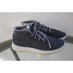 Women’s Allbirds Wool Runner Up Mizzle‎ Size 8 Charcoal Gray High Top EUC